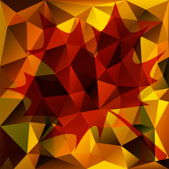 Fototapeta premium Autumn Abstract Triangle Background