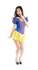 Attractive asian girl 20 years old shot in studio