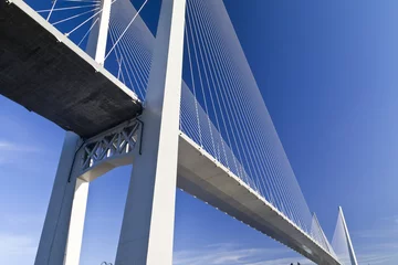 Türaufkleber Brücken Große Hängebrücke