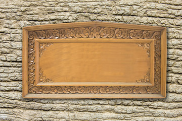 wood board on old wood cracked texture background.