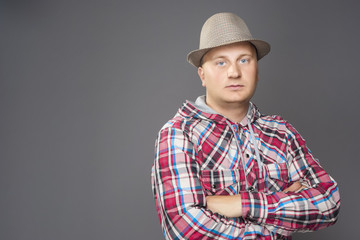 Portrait of Young Man in hat