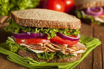 Homemade Turkey Sandwich
