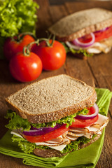 Homemade Turkey Sandwich