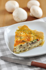 Quiche mit Pilzen