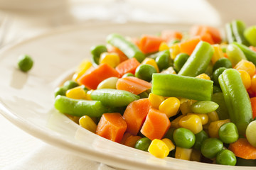 Steamed Organic Vegetable Medly