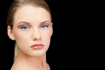 Fototapeta premium Serious perfect blonde posing