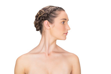 Day dreaming healthy model posing