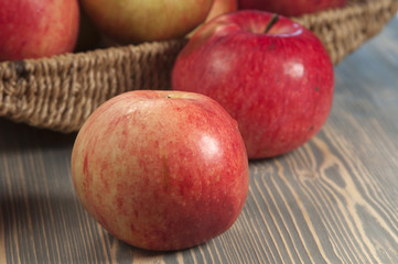 Beautiful red apples