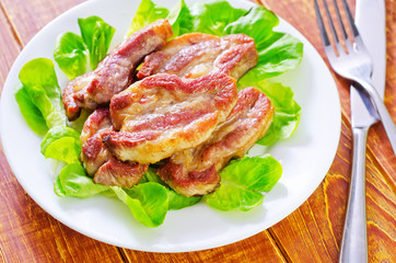 fried meat