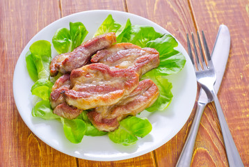 fried meat
