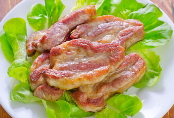 fried meat