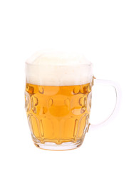 Mug of beer with froth