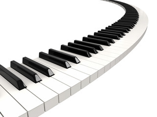 Piano keys (clipping path included) - 56380551