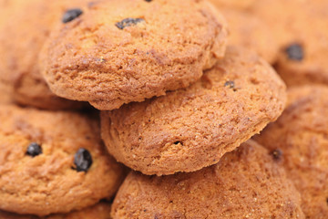 Background of otmeal cookies