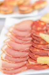 Antipasto di terra, salumi e formaggio