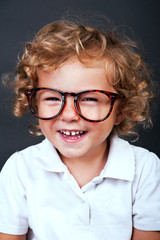 Fototapeta premium Kid portrait in glasses