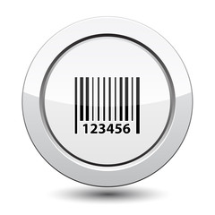 Button with Barcode Icon