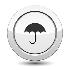 Button with Umbrella Icon