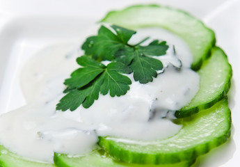 salad with cucumber