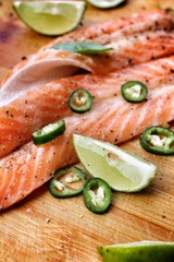 Fresh salmon