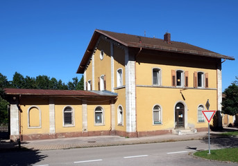 Bahnhof in Solnhofen
