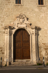 Entrance to the Cathedral, Taranto, Italy