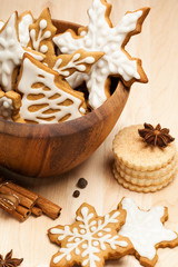 Traditional homemade Christmas cookies