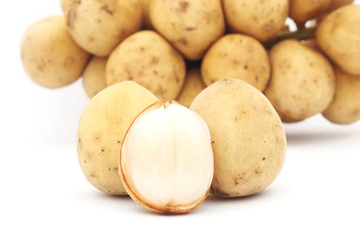 longkong isolated on white background