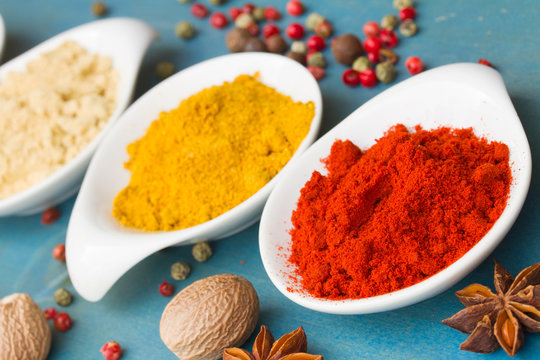 red pepper and other spices