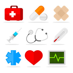 Medical icons set