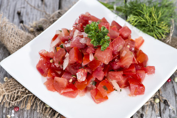Homemade Tomato Salad