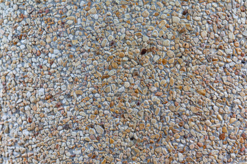 small stone mixed concrete