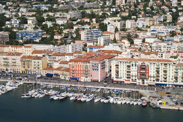 Fototapeta na wymiar Port Nicea, Riwiera Francuska
