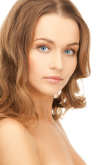 Fototapeta premium beautiful woman with long hair