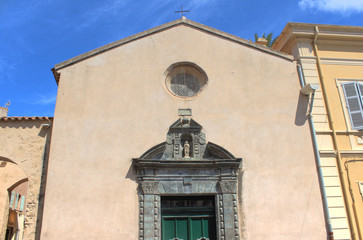 Fototapeta na wymiar Chapelle de la Miséricorde de Saint-Tropez (Mercy’s Chapel)
