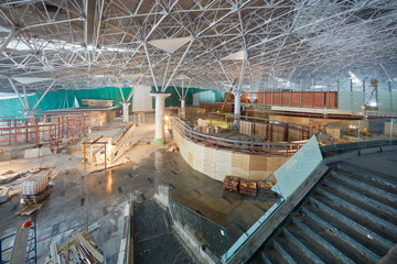 Construction site of new terminal