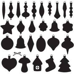 Christmas baubles set