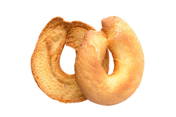 Toasted bagels