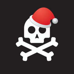 Isolated pirate skull icon