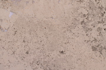 Vecchia parete in cemento corroso