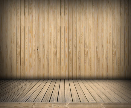 Wooden Empty Stage