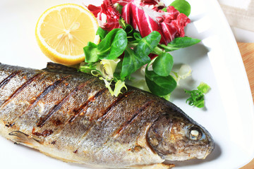 Grilled trout