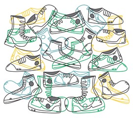 shoe cartoon art