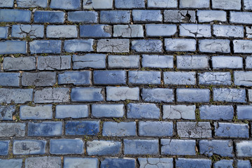 blue cobblestones