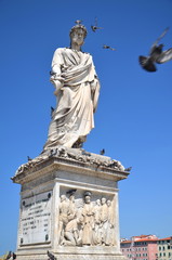 Fototapeta premium Pomnik Księcia Leopolda II w Livorno, Włochy