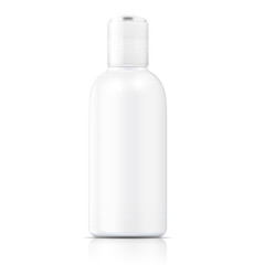 White lotion bottle template.