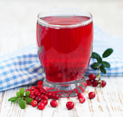 Fruit cranberries drink