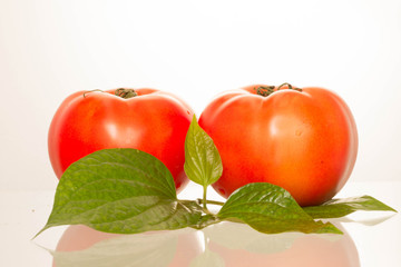 two tomatoes