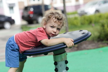 Curly child