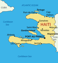 Republic of Haiti - vector map - 56407331